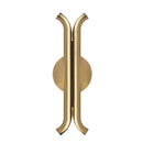 LED Wall Sconce<br /><span style="color:#4AB0CE;">Entrega: 4-10 dias en USA</span><br /><span style="color:#4AB0CE;font-size:60%;">PREGUNTE POR ENTREGA EN PANAMA</span><br />Collection: Husk<br />Finish: Metallic Brass