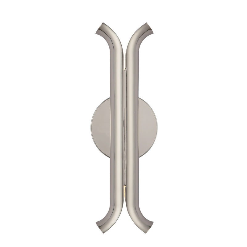 LED Wall Sconce<br /><span style="color:#4AB0CE;">Entrega: 4-10 dias en USA</span><br /><span style="color:#4AB0CE;font-size:60%;">PREGUNTE POR ENTREGA EN PANAMA</span><br />Collection: Husk<br />Finish: Polished Nickel