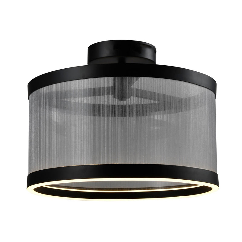 LED Semi Flush Mount<br /><span style="color:#4AB0CE;">Entrega: 4-10 dias en USA</span><br /><span style="color:#4AB0CE;font-size:60%;">PREGUNTE POR ENTREGA EN PANAMA</span><br />Collection: Cora<br />Finish: Silver