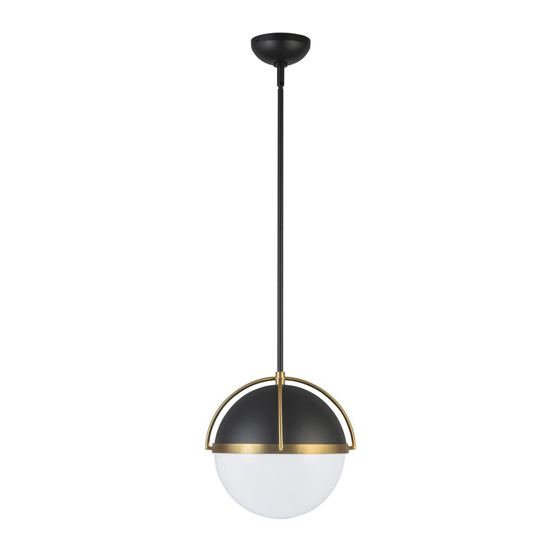 One Light Pendant<br /><span style="color:#4AB0CE;">Entrega: 4-10 dias en USA</span><br /><span style="color:#4AB0CE;font-size:60%;">PREGUNTE POR ENTREGA EN PANAMA</span><br />Collection: Dahlia<br />Finish: Black, Brushed Brass