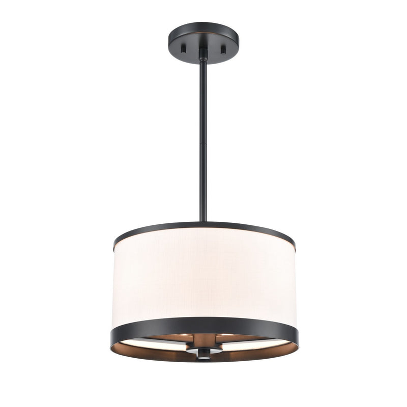 Three Light Pendant<br /><span style="color:#4AB0CE;">Entrega: 4-10 dias en USA</span><br /><span style="color:#4AB0CE;font-size:60%;">PREGUNTE POR ENTREGA EN PANAMA</span><br />Collection: High Street<br />Finish: Black