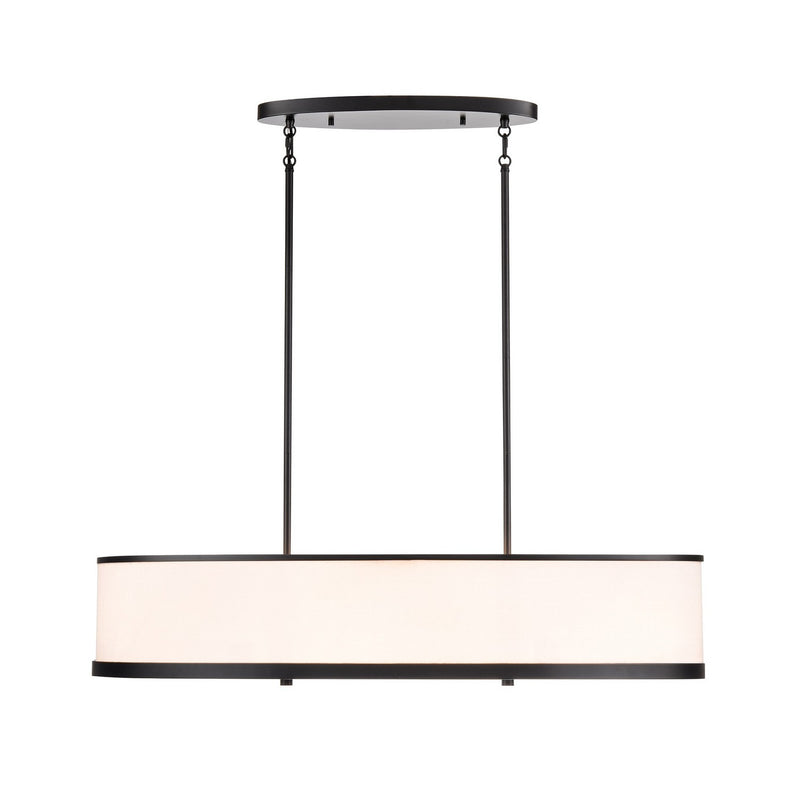 Eight Light Island Pendant<br /><span style="color:#4AB0CE;">Entrega: 4-10 dias en USA</span><br /><span style="color:#4AB0CE;font-size:60%;">PREGUNTE POR ENTREGA EN PANAMA</span><br />Collection: High Street<br />Finish: Black