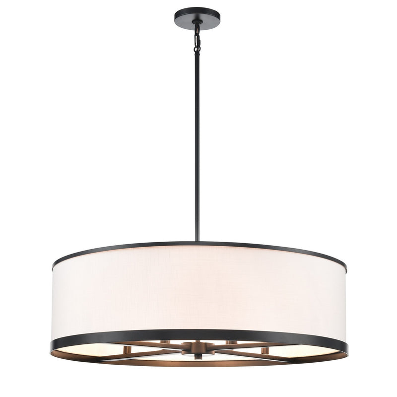 Eight Light Island Pendant<br /><span style="color:#4AB0CE;">Entrega: 4-10 dias en USA</span><br /><span style="color:#4AB0CE;font-size:60%;">PREGUNTE POR ENTREGA EN PANAMA</span><br />Collection: High Street<br />Finish: Black