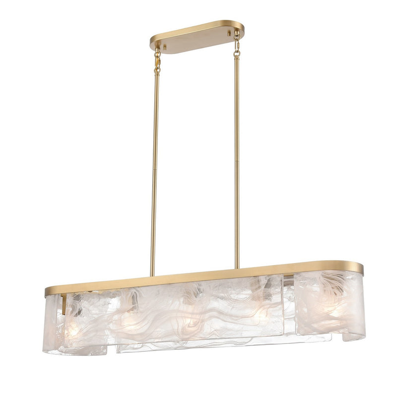 Six Light Island Pendant<br /><span style="color:#4AB0CE;">Entrega: 4-10 dias en USA</span><br /><span style="color:#4AB0CE;font-size:60%;">PREGUNTE POR ENTREGA EN PANAMA</span><br />Collection: Skye<br />Finish: Brass