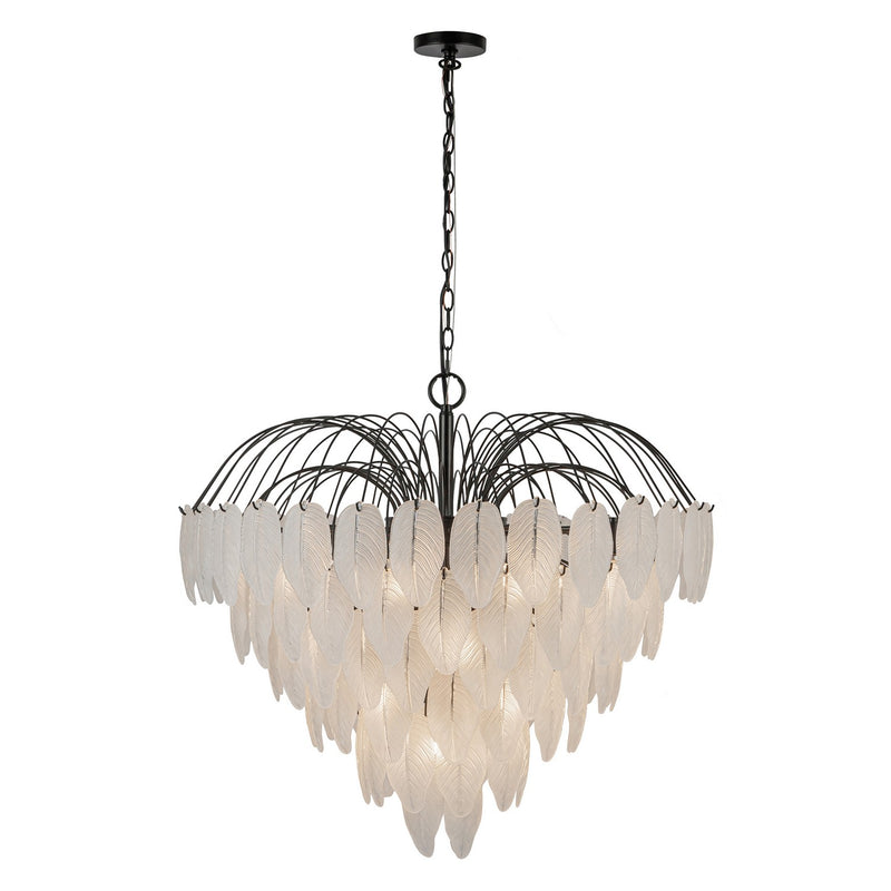 24 Light Chandelier<br /><span style="color:#4AB0CE;">Entrega: 4-10 dias en USA</span><br /><span style="color:#4AB0CE;font-size:60%;">PREGUNTE POR ENTREGA EN PANAMA</span><br />Collection: Alessia<br />Finish: Black