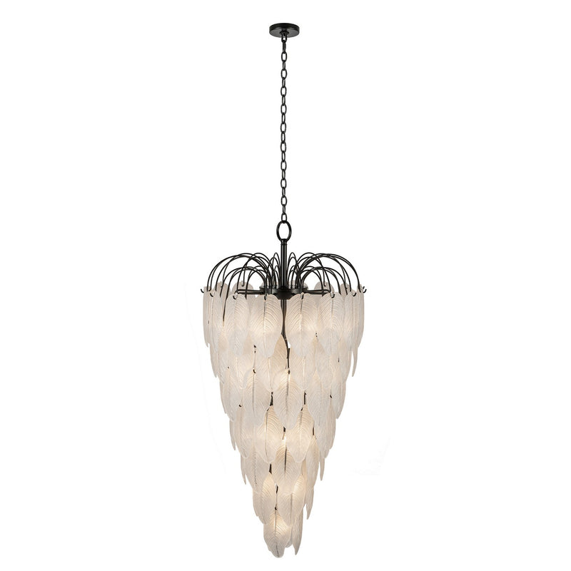 23 Light Chandelier<br /><span style="color:#4AB0CE;">Entrega: 4-10 dias en USA</span><br /><span style="color:#4AB0CE;font-size:60%;">PREGUNTE POR ENTREGA EN PANAMA</span><br />Collection: Alessia<br />Finish: Black