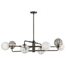 Fredrick Ramond - FR30508BX - LED Chandelier - Oberon - Black Oxide