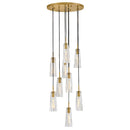 Fredrick Ramond - FR31104HBR-CL - LED Pendant - Cosette - Heritage Brass