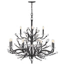 Fredrick Ramond - FR46810BGR - LED Chandelier - Eve - Brushed Graphite