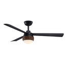52"Ceiling Fan<br /><span style="color:#4AB0CE;">Entrega: 4-10 dias en USA</span><br /><span style="color:#4AB0CE;font-size:60%;">PREGUNTE POR ENTREGA EN PANAMA</span><br />Collection: Paget<br />Finish: Black
