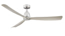 Fanimation - FPD8560BN - 60"Ceiling Fan - Kute 60 - Brushed Nickel