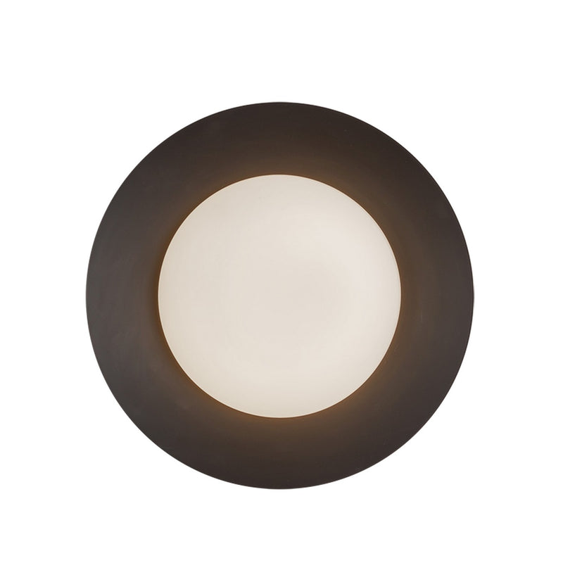 LED Wall Sconce<br /><span style="color:#4AB0CE;">Entrega: 1-2 semanas en USA</span><br /><span style="color:#4AB0CE;font-size:60%;">PREGUNTE POR ENTREGA EN PANAMA</span><br />Collection: Cleo<br />Finish: Black/Opal Glass