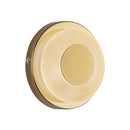 LED Wall Sconce<br /><span style="color:#4AB0CE;">Entrega: 4-10 dias en USA</span><br /><span style="color:#4AB0CE;font-size:60%;">PREGUNTE POR ENTREGA EN PANAMA</span><br />Collection: Stephord<br />Finish: Metallic Brass/Frosted Glass