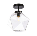 Elegant Lighting - LD2346BK - One Light Flush Mount - Lawrence - Black
