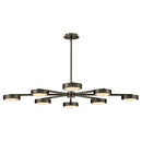Fredrick Ramond - FR31014BX - LED Semi Flush Mount - Cava - Black Oxide