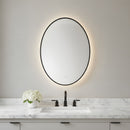 Generation Lighting - MREL1430MBK - Mirror - Cadre - Midnight Black