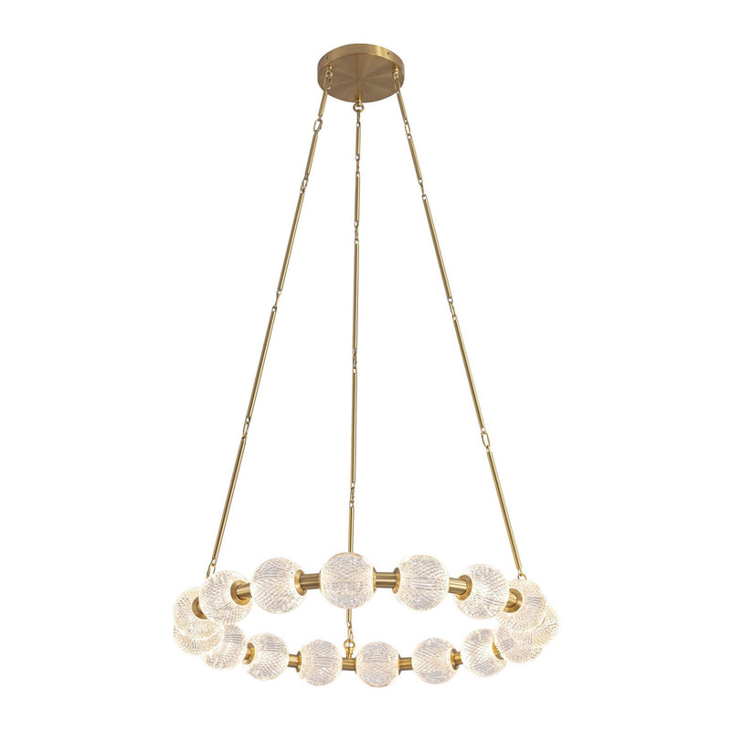 LED Chandelier<br /><span style="color:#4AB0CE;">Entrega: 4-10 dias en USA</span><br /><span style="color:#4AB0CE;font-size:60%;">PREGUNTE POR ENTREGA EN PANAMA</span><br />Collection: Marni<br />Finish: Natural Brass