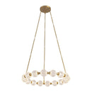 LED Chandelier<br /><span style="color:#4AB0CE;">Entrega: 4-10 dias en USA</span><br /><span style="color:#4AB0CE;font-size:60%;">PREGUNTE POR ENTREGA EN PANAMA</span><br />Collection: Marni<br />Finish: Natural Brass