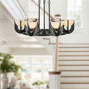 Alora - CH362627UBAR-UNV - LED Chandelier - Colette - Urban Bronze/Alabaster