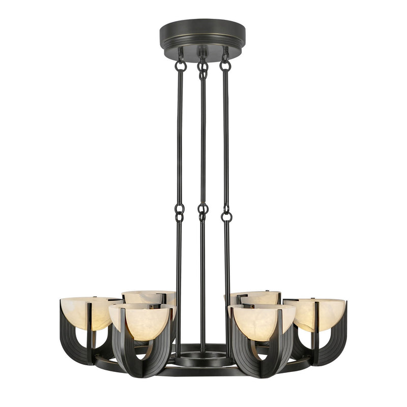 LED Chandelier<br /><span style="color:#4AB0CE;">Entrega: 4-10 dias en USA</span><br /><span style="color:#4AB0CE;font-size:60%;">PREGUNTE POR ENTREGA EN PANAMA</span><br />Collection: Colette<br />Finish: Urban Bronze/Alabaster