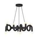 Eight Light Chandelier<br /><span style="color:#4AB0CE;">Entrega: 2-3 semanas en USA</span><br /><span style="color:#4AB0CE;font-size:60%;">PREGUNTE POR ENTREGA EN PANAMA</span><br />Collection: Sadie<br />Finish: Matte Black