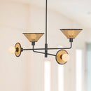 Alora - CH432438MB - Four Light Chandelier - Piper - Matte Black