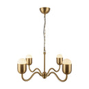 Four Light Chandelier<br /><span style="color:#4AB0CE;">Entrega: 4-10 dias en USA</span><br /><span style="color:#4AB0CE;font-size:60%;">PREGUNTE POR ENTREGA EN PANAMA</span><br />Collection: Effie<br />Finish: Brushed Gold/Opal Glass
