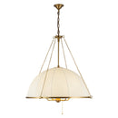 Four Light Chandelier<br /><span style="color:#4AB0CE;">Entrega: 4-10 dias en USA</span><br /><span style="color:#4AB0CE;font-size:60%;">PREGUNTE POR ENTREGA EN PANAMA</span><br />Collection: Crosby<br />Finish: Brushed Gold