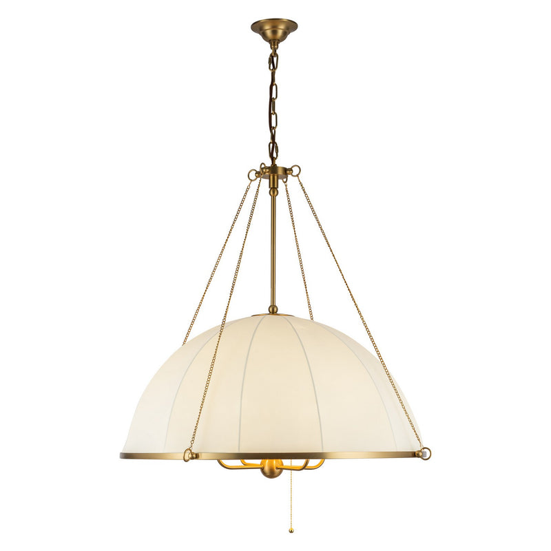 Four Light Chandelier<br /><span style="color:#4AB0CE;">Entrega: 4-10 dias en USA</span><br /><span style="color:#4AB0CE;font-size:60%;">PREGUNTE POR ENTREGA EN PANAMA</span><br />Collection: Crosby<br />Finish: Brushed Gold