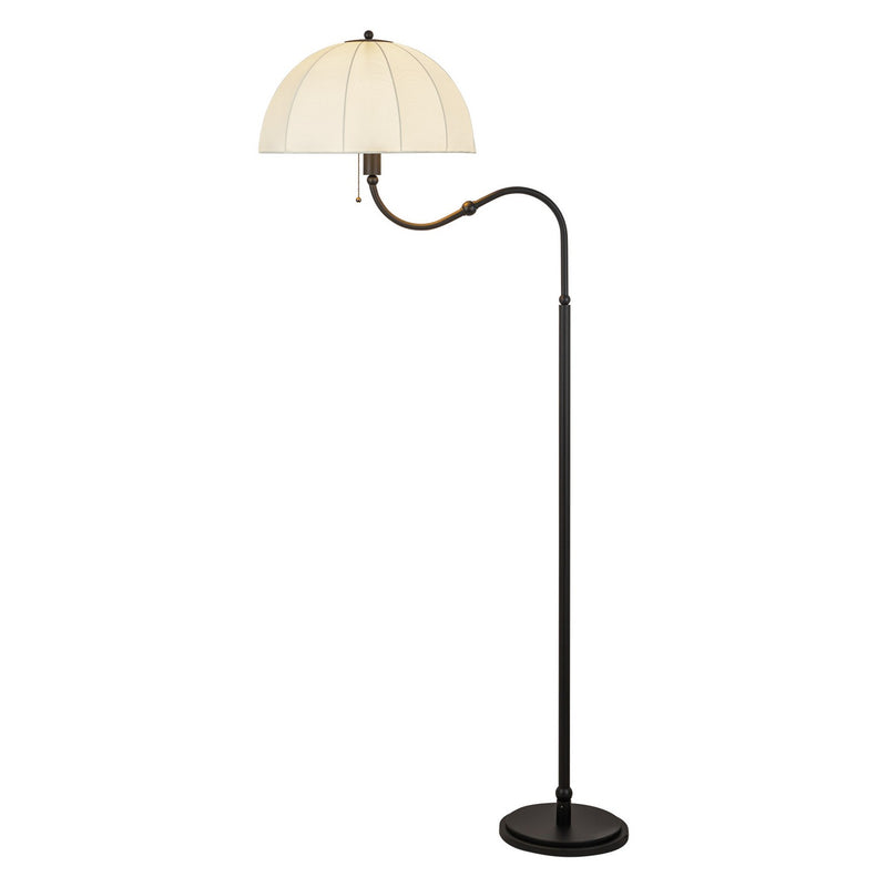 One Light Floor Lamp<br /><span style="color:#4AB0CE;">Entrega: 4-10 dias en USA</span><br /><span style="color:#4AB0CE;font-size:60%;">PREGUNTE POR ENTREGA EN PANAMA</span><br />Collection: Crosby<br />Finish: Matte Black