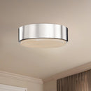 Alora - FM325108PNAR-5CCT - LED Flush Mount - Blanco - Polished Nickel/Alabaster