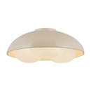 Three Light Flush Mount<br /><span style="color:#4AB0CE;">Entrega: 4-10 dias en USA</span><br /><span style="color:#4AB0CE;font-size:60%;">PREGUNTE POR ENTREGA EN PANAMA</span><br />Collection: Robyn<br />Finish: Pearl White/Opal Glass