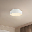 Alora - FM566314AW - Three Light Flush Mount - Adella - Antique White