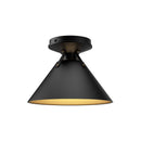 Alora - FM584507MB - One Light Flush Mount - Archer - Matte Black