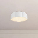Alora - FM603314AW - Three Light Flush Mount - Blossom - Antique White