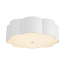 Three Light Flush Mount<br /><span style="color:#4AB0CE;">Entrega: 1-2 semanas en USA</span><br /><span style="color:#4AB0CE;font-size:60%;">PREGUNTE POR ENTREGA EN PANAMA</span><br />Collection: Blossom<br />Finish: Antique White