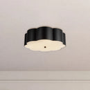 Alora - FM603314MB - Three Light Flush Mount - Blossom - Matte Black