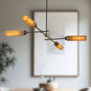 Alora - LP491452MBTJ - Four Light Linear Pendant - Colby - Matte Black/Tan Jute
