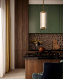 LED Pendant<br /><span style="color:#4AB0CE;">Entrega: 4-10 dias en USA</span><br /><span style="color:#4AB0CE;font-size:60%;">PREGUNTE POR ENTREGA EN PANAMA</span><br />Collection: Alai<br />Finish: Vintage Brass/Ribbed Glass