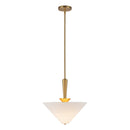 One Light Pendant<br /><span style="color:#4AB0CE;">Entrega: 4-10 dias en USA</span><br /><span style="color:#4AB0CE;font-size:60%;">PREGUNTE POR ENTREGA EN PANAMA</span><br />Collection: Bridgette<br />Finish: Brushed Gold/White Linen