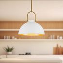 Alora - PD504016WH - One Light Pendant - Harper - White
