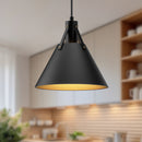 One Light Pendant<br /><span style="color:#4AB0CE;">Entrega: 4-10 dias en USA</span><br /><span style="color:#4AB0CE;font-size:60%;">PREGUNTE POR ENTREGA EN PANAMA</span><br />Collection: Archer<br />Finish: Matte Black