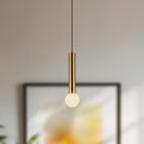 Alora - PD612109BGOP-UNV - LED Pendant - Arden - Brushed Gold/Opal Glass