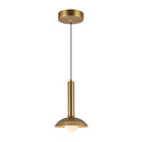 LED Pendant<br /><span style="color:#4AB0CE;">Entrega: 4-10 dias en USA</span><br /><span style="color:#4AB0CE;font-size:60%;">PREGUNTE POR ENTREGA EN PANAMA</span><br />Collection: Arden<br />Finish: Brushed Gold/Opal Glass