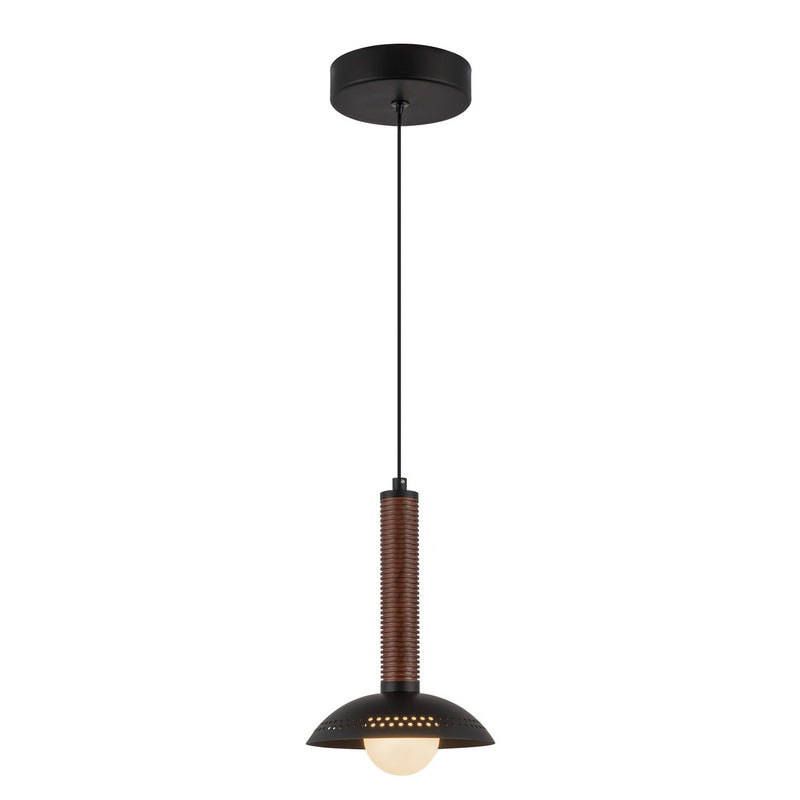 LED Pendant<br /><span style="color:#4AB0CE;">Entrega: 4-10 dias en USA</span><br /><span style="color:#4AB0CE;font-size:60%;">PREGUNTE POR ENTREGA EN PANAMA</span><br />Collection: Arden<br />Finish: Matte Black/Opal Glass