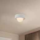 Alora - SF426012AW - One Light Semi-Flush Mount - Harvey - Antique White