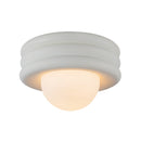 One Light Semi-Flush Mount<br /><span style="color:#4AB0CE;">Entrega: 4-10 dias en USA</span><br /><span style="color:#4AB0CE;font-size:60%;">PREGUNTE POR ENTREGA EN PANAMA</span><br />Collection: Harvey<br />Finish: Antique White