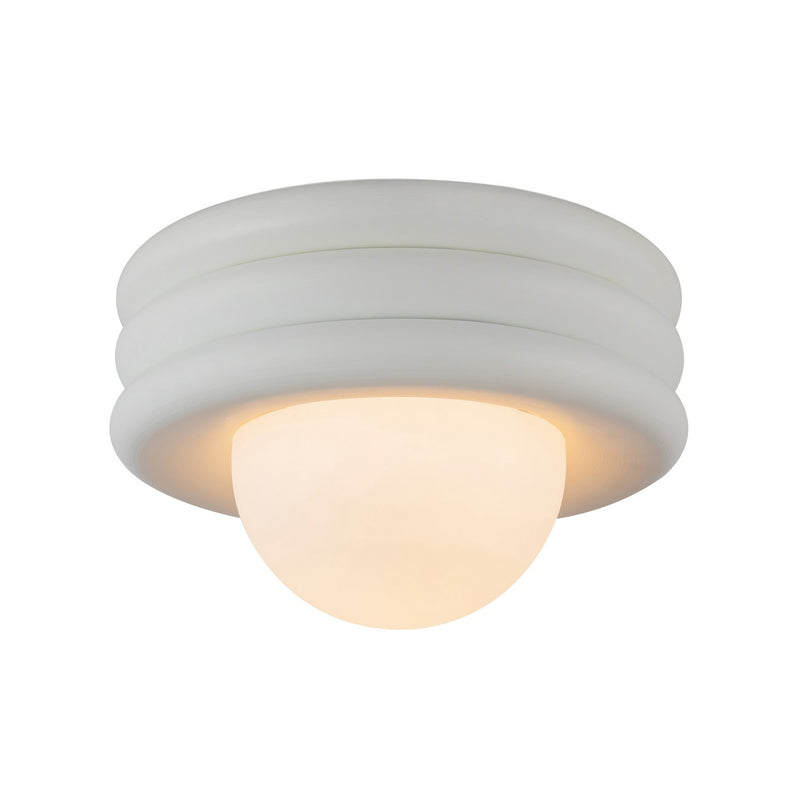 One Light Semi-Flush Mount<br /><span style="color:#4AB0CE;">Entrega: 4-10 dias en USA</span><br /><span style="color:#4AB0CE;font-size:60%;">PREGUNTE POR ENTREGA EN PANAMA</span><br />Collection: Harvey<br />Finish: Antique White