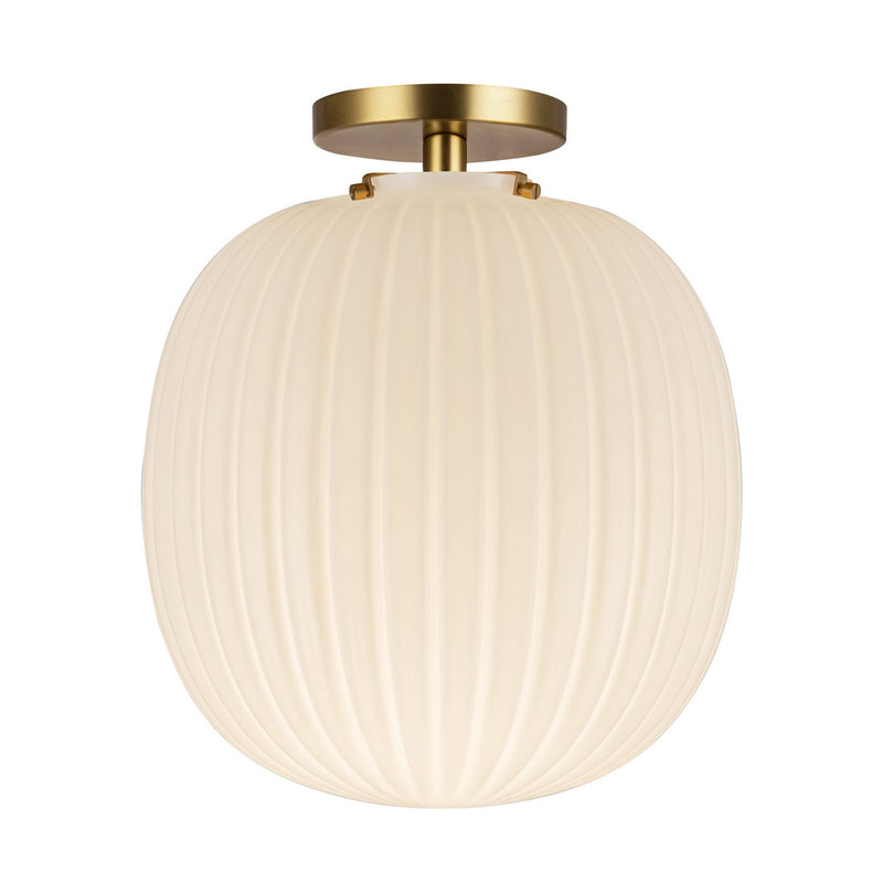 One Light Semi-Flush Mount<br /><span style="color: