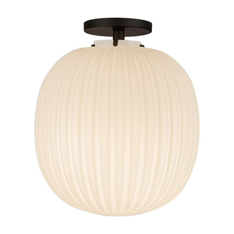 One Light Semi-Flush Mount<br /><span style="color: